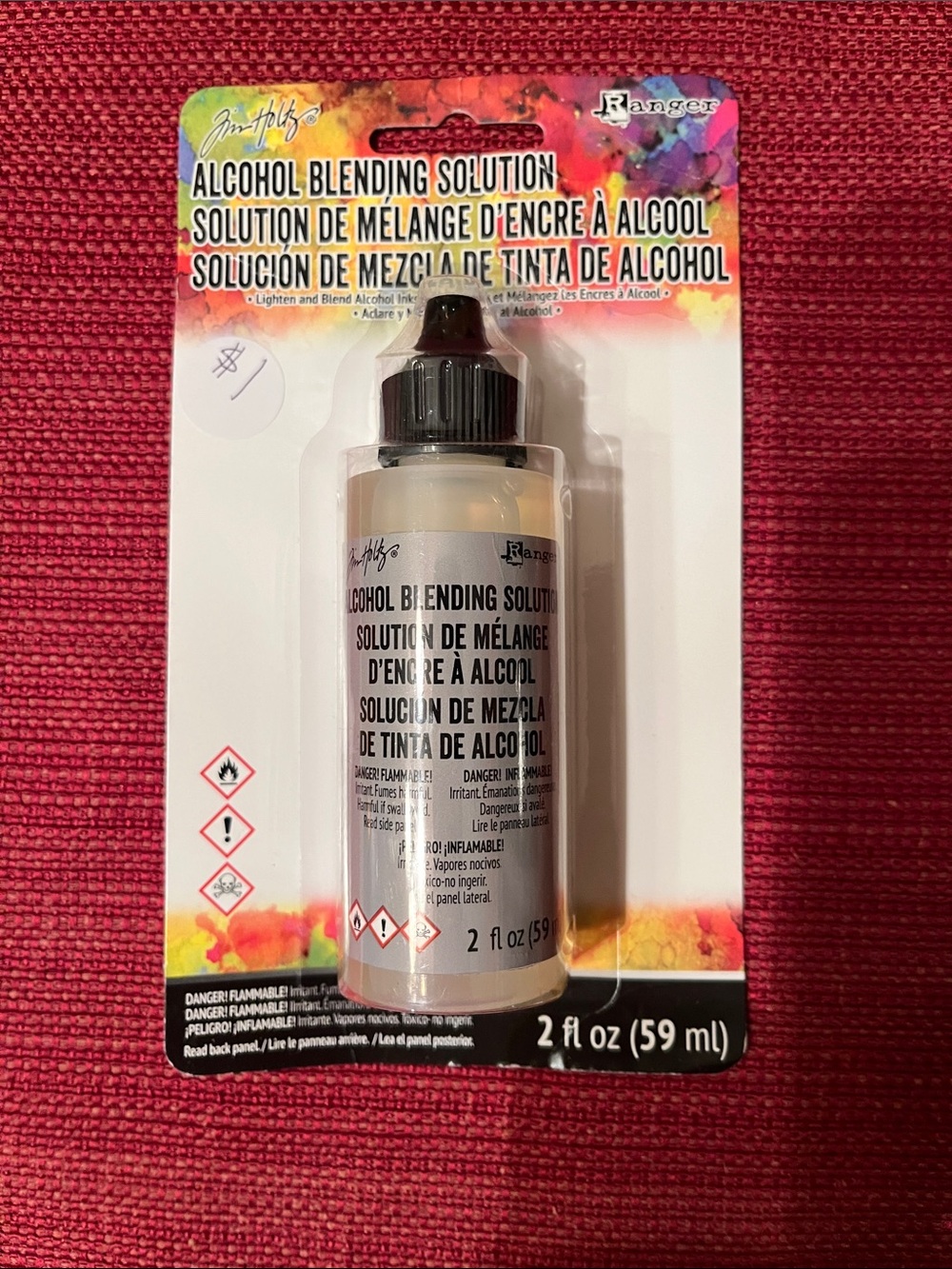 Ranger Tim Holtz Alcohol Blending Solution - Clear 2 fl oz